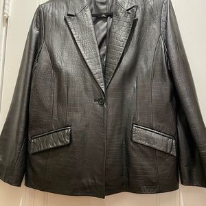 Genuine leather jacket size L